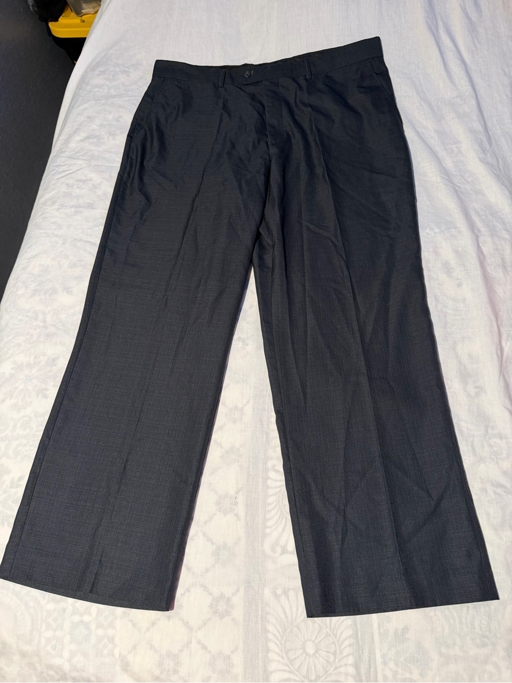 Men's dark grey Dress Pants - Classic Straight Fit